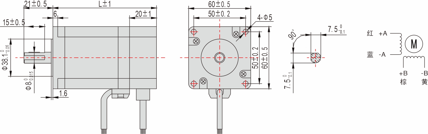 60mm 系列 閉環(huán)步進電機